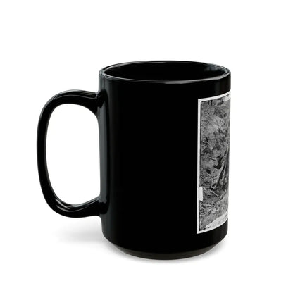 Petersburg, Va. Dead Confederate Soldier, In Trench Beyond A Section Of Chevaux-De-Frise (U.S. Civil War) Black Coffee Mug - Go Mug Yourself