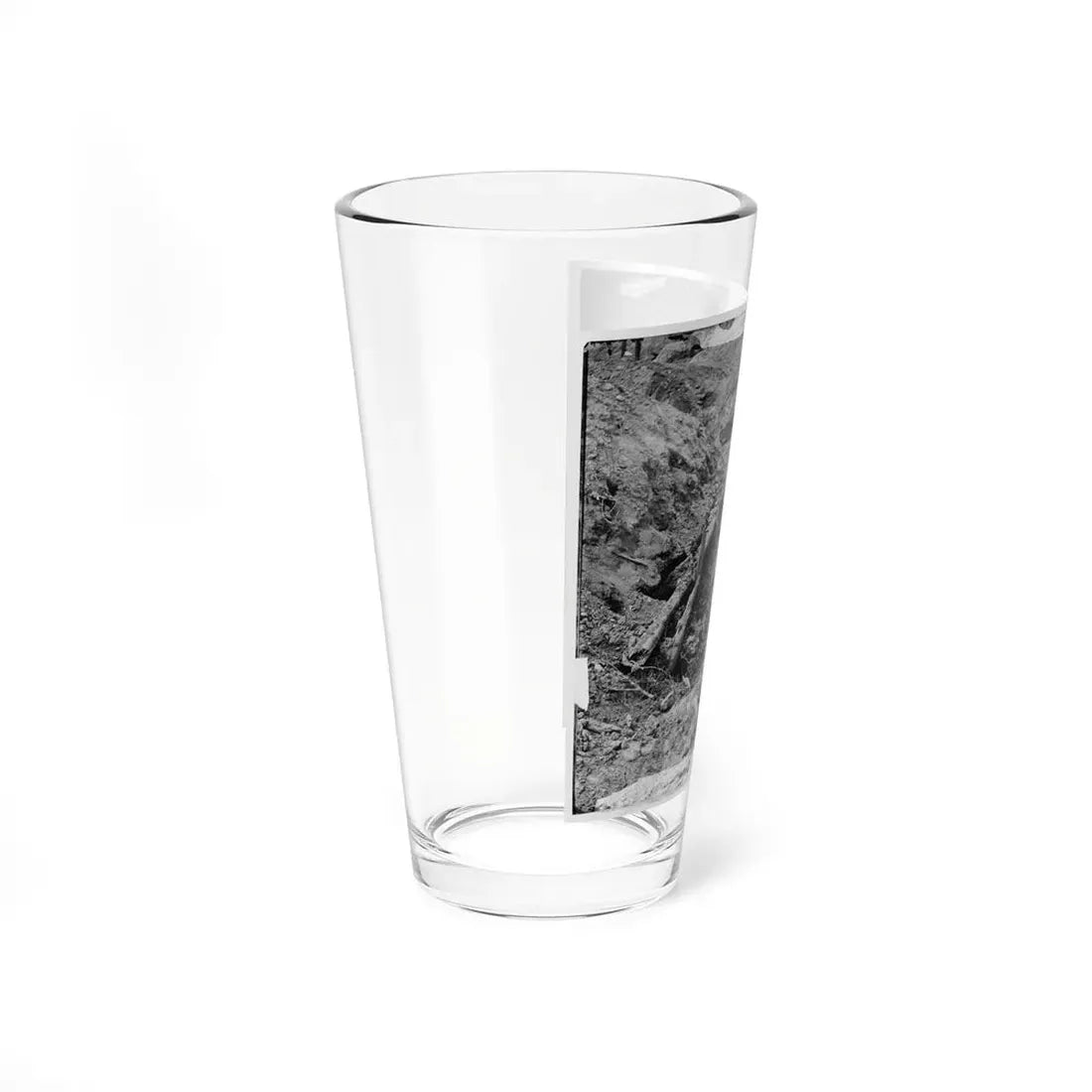 Petersburg, Va. Dead Confederate Soldier, In Trench Beyond A Section Of Chevaux-De-Frise (U.S. Civil War) Pint Glass 16oz - Go Mug Yourself