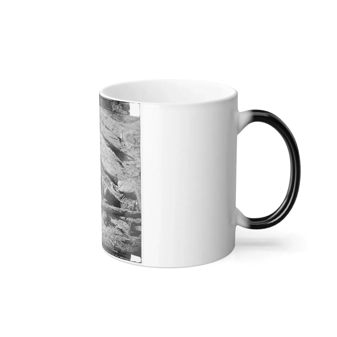 Petersburg, Va. Dead Confederate Soldier With Gun (U.S. Civil War) Color Changing Coffee Mug 11oz - Go Mug Yourself