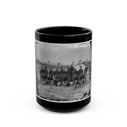 Petersburg, Va. Detachment Of 3d Indiana Cavalry (U.S. Civil War) Black Coffee Mug 15oz - Go Mug Yourself