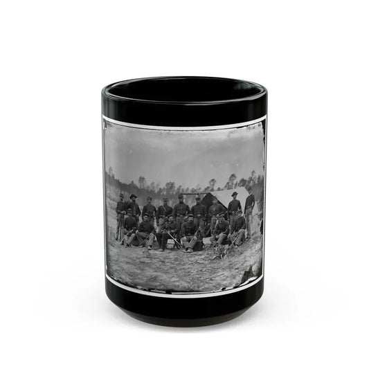 Petersburg, Va. Detachment Of 3d Indiana Cavalry (U.S. Civil War) Black Coffee Mug 15oz - Go Mug Yourself