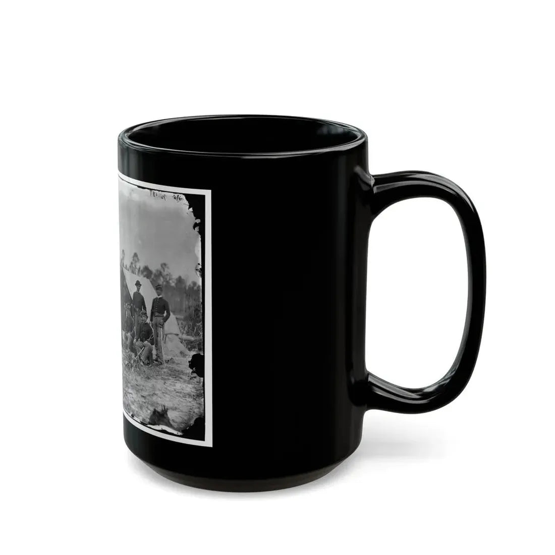 Petersburg, Va. Detachment Of 3d Indiana Cavalry (U.S. Civil War) Black Coffee Mug - Go Mug Yourself