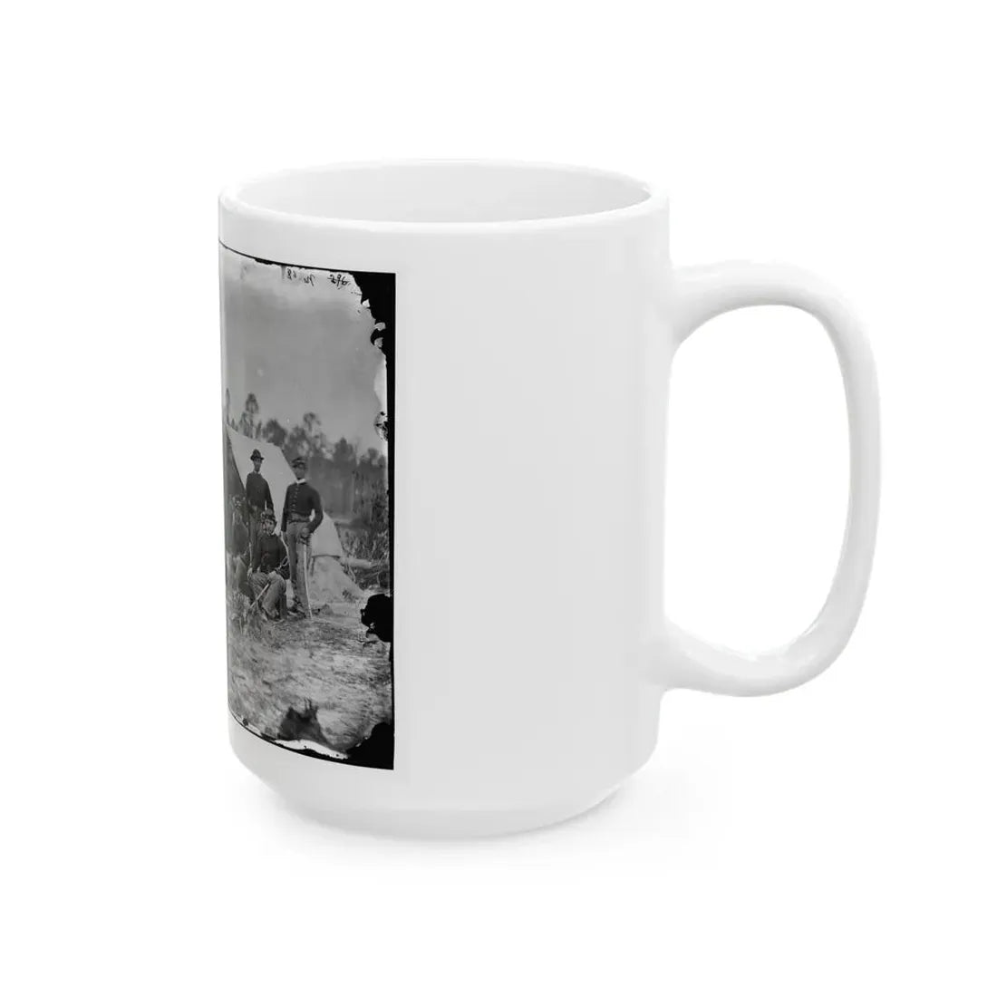 Petersburg, Va. Detachment Of 3d Indiana Cavalry (U.S. Civil War) White Coffee Mug - Go Mug Yourself