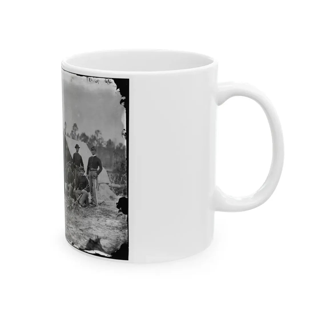 Petersburg, Va. Detachment Of 3d Indiana Cavalry (U.S. Civil War) White Coffee Mug - Go Mug Yourself