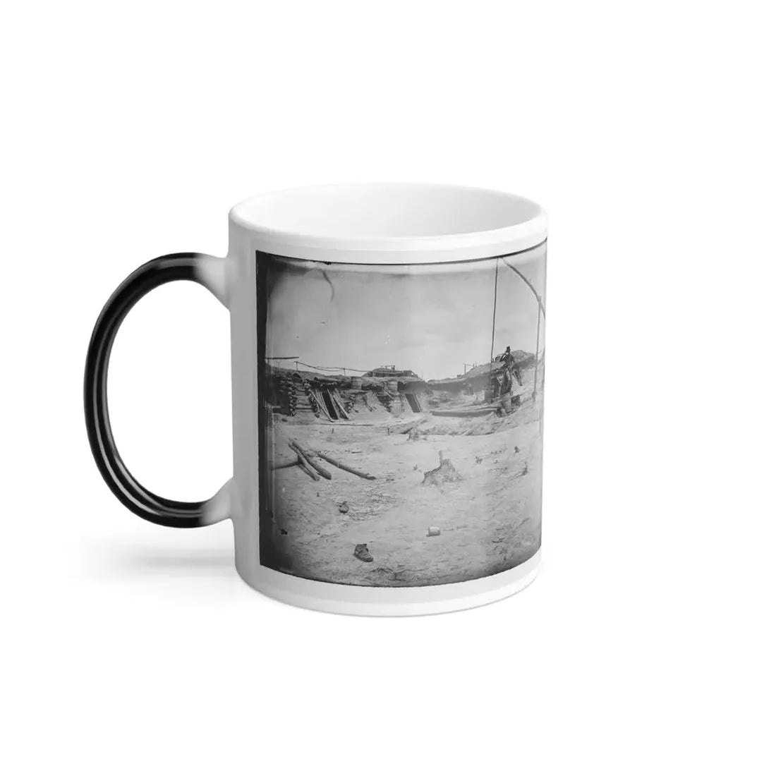 Petersburg, Va. Earthworks in Front of the Town (U.S. Civil War) Color Changing Coffee Mug 11oz - Go Mug Yourself