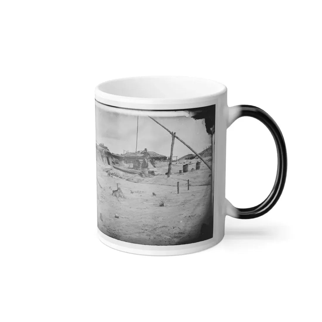 Petersburg, Va. Earthworks in Front of the Town (U.S. Civil War) Color Changing Coffee Mug 11oz - Go Mug Yourself