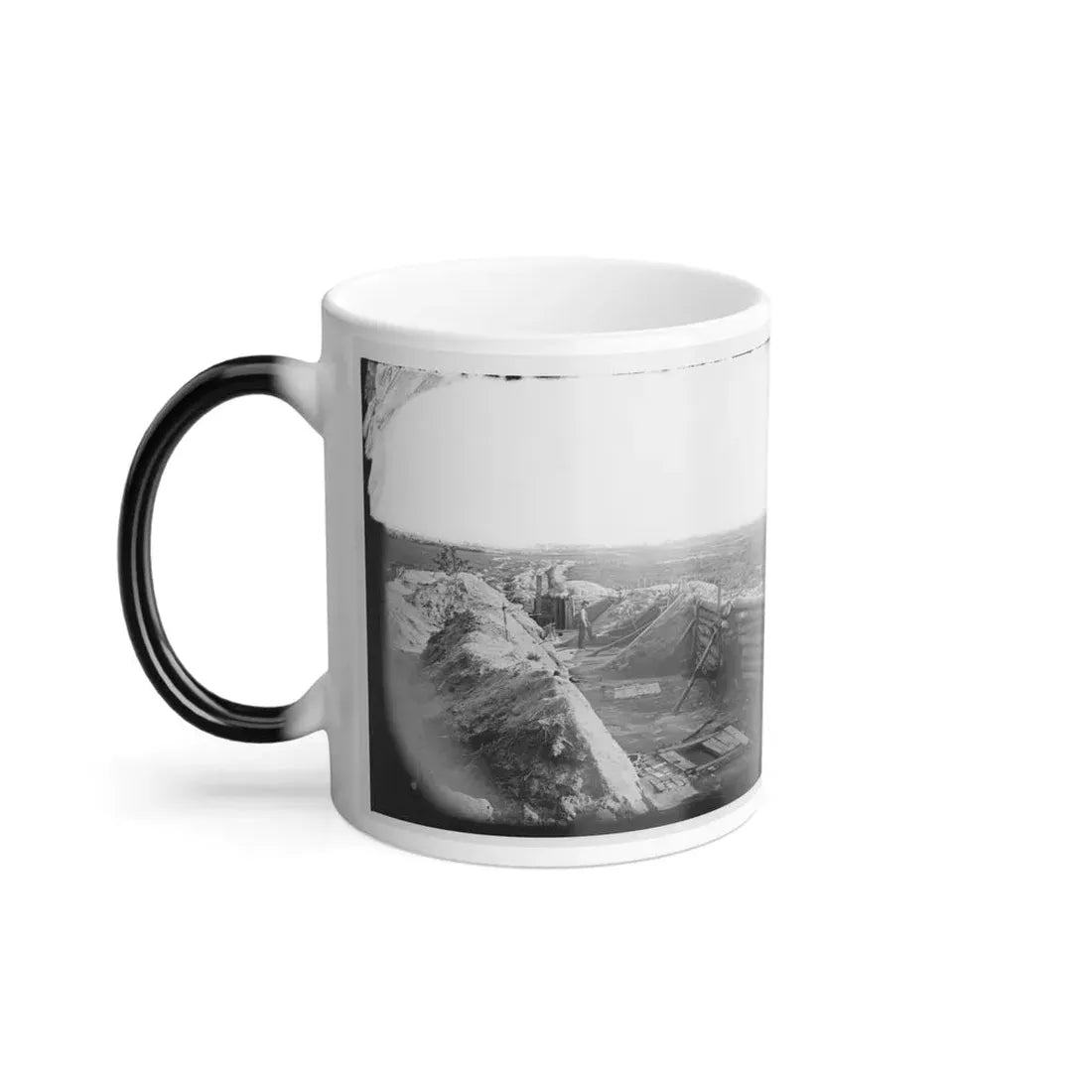 Petersburg, Va. Federal Line Near Fort Morton (U.S. Civil War) Color Changing Coffee Mug 11oz - Go Mug Yourself