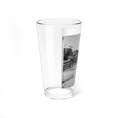 Petersburg, Va. Federal Soldiers Removing Artillery From Confederate Fortifications (U.S. Civil War) Pint Glass 16oz - Go Mug Yourself