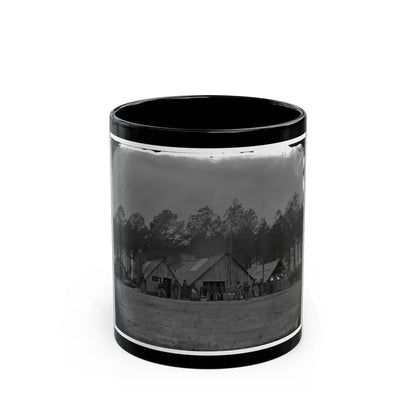 Petersburg, Va. General View Of The Commissary Department, 50th New York Engineers (U.S. Civil War) Black Coffee Mug 11oz - Go Mug Yourself