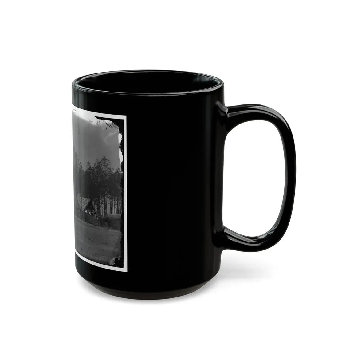 Petersburg, Va. General View Of The Commissary Department, 50th New York Engineers (U.S. Civil War) Black Coffee Mug - Go Mug Yourself