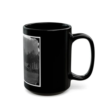Petersburg, Va. General View Of The Commissary Department, 50th New York Engineers (U.S. Civil War) Black Coffee Mug - Go Mug Yourself