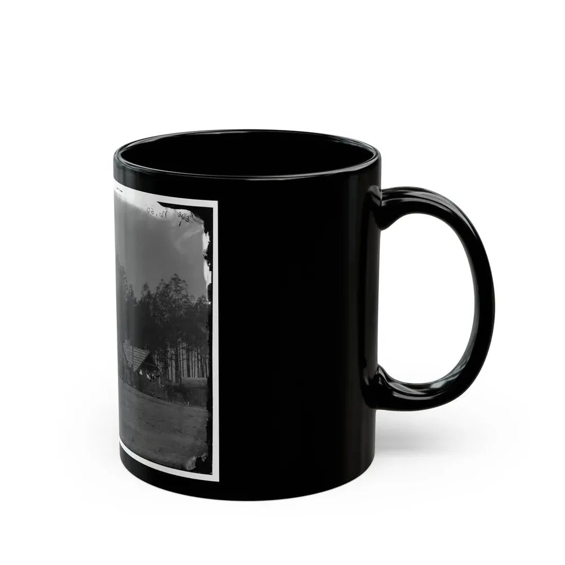 Petersburg, Va. General View Of The Commissary Department, 50th New York Engineers (U.S. Civil War) Black Coffee Mug - Go Mug Yourself
