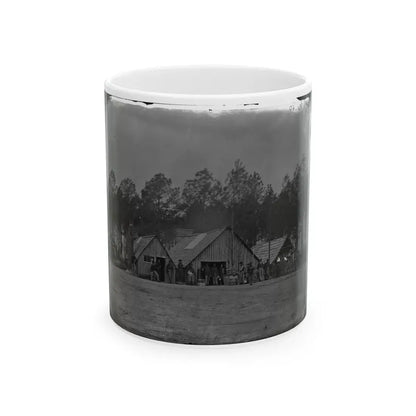 Petersburg, Va. General View Of The Commissary Department, 50th New York Engineers (U.S. Civil War) White Coffee Mug 11oz - Go Mug Yourself