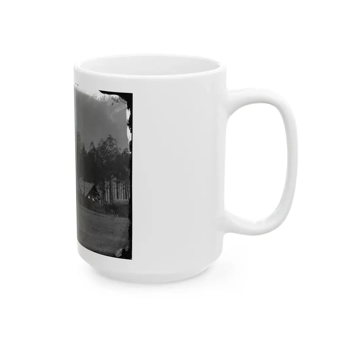 Petersburg, Va. General View Of The Commissary Department, 50th New York Engineers (U.S. Civil War) White Coffee Mug - Go Mug Yourself