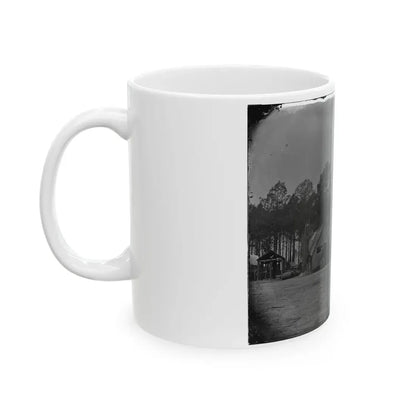 Petersburg, Va. General View Of The Commissary Department, 50th New York Engineers (U.S. Civil War) White Coffee Mug - Go Mug Yourself