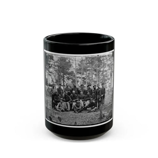 Petersburg, Va. Group Of Company B, U.S. Engineer Battalion (U.S. Civil War) Black Coffee Mug 15oz - Go Mug Yourself