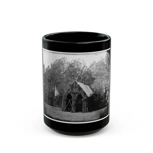 Petersburg, Va. Headquarters, 50th New York Engineers (U.S. Civil War) Black Coffee Mug 15oz - Go Mug Yourself