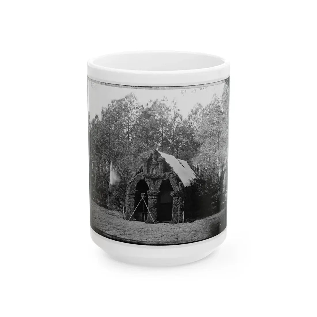 Petersburg, Va. Headquarters, 50th New York Engineers (U.S. Civil War) White Coffee Mug 15oz - Go Mug Yourself