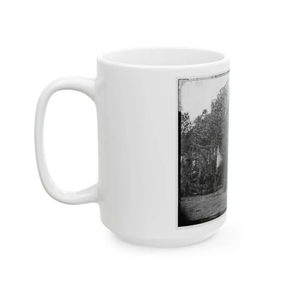 Petersburg, Va. Headquarters, 50th New York Engineers (U.S. Civil War) White Coffee Mug - Go Mug Yourself