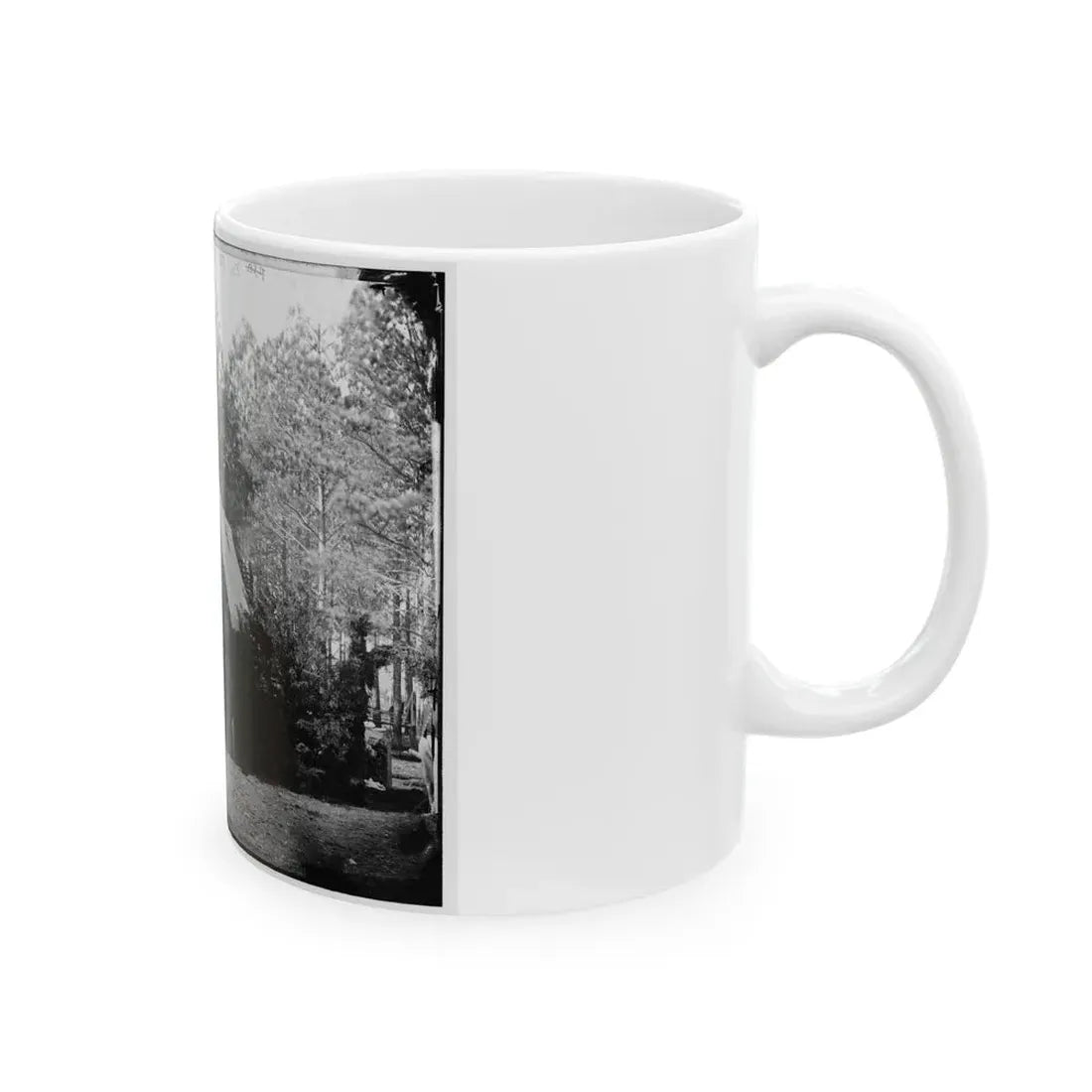 Petersburg, Va. Headquarters, 50th New York Engineers (U.S. Civil War) White Coffee Mug - Go Mug Yourself