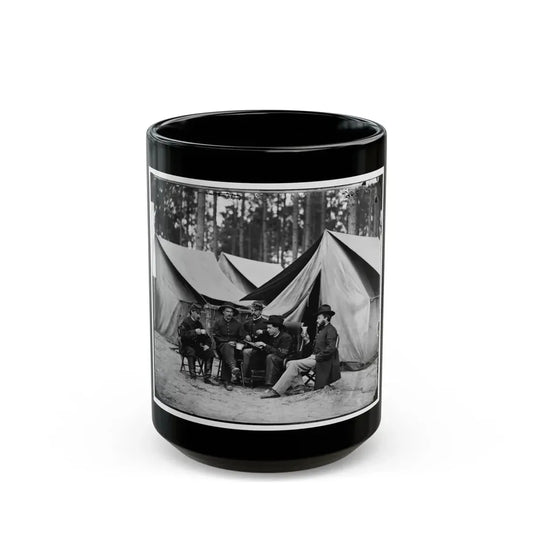 Petersburg, Va. Hospital Stewards Of 2d Division, 9th Corps, In Front Of Tents (U.S. Civil War) Black Coffee Mug 15oz - Go Mug Yourself