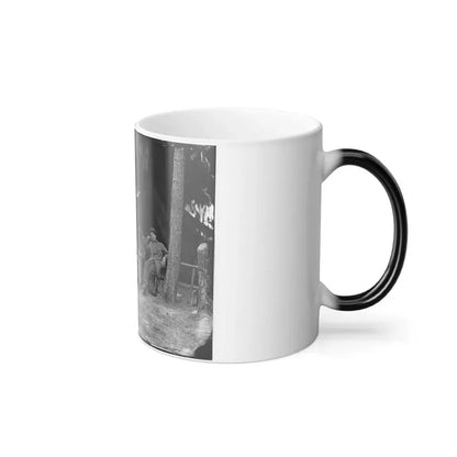Petersburg, Va. Military Telegraph Operators at Headquarters (U.S. Civil War) Color Changing Coffee Mug 11oz - Go Mug Yourself