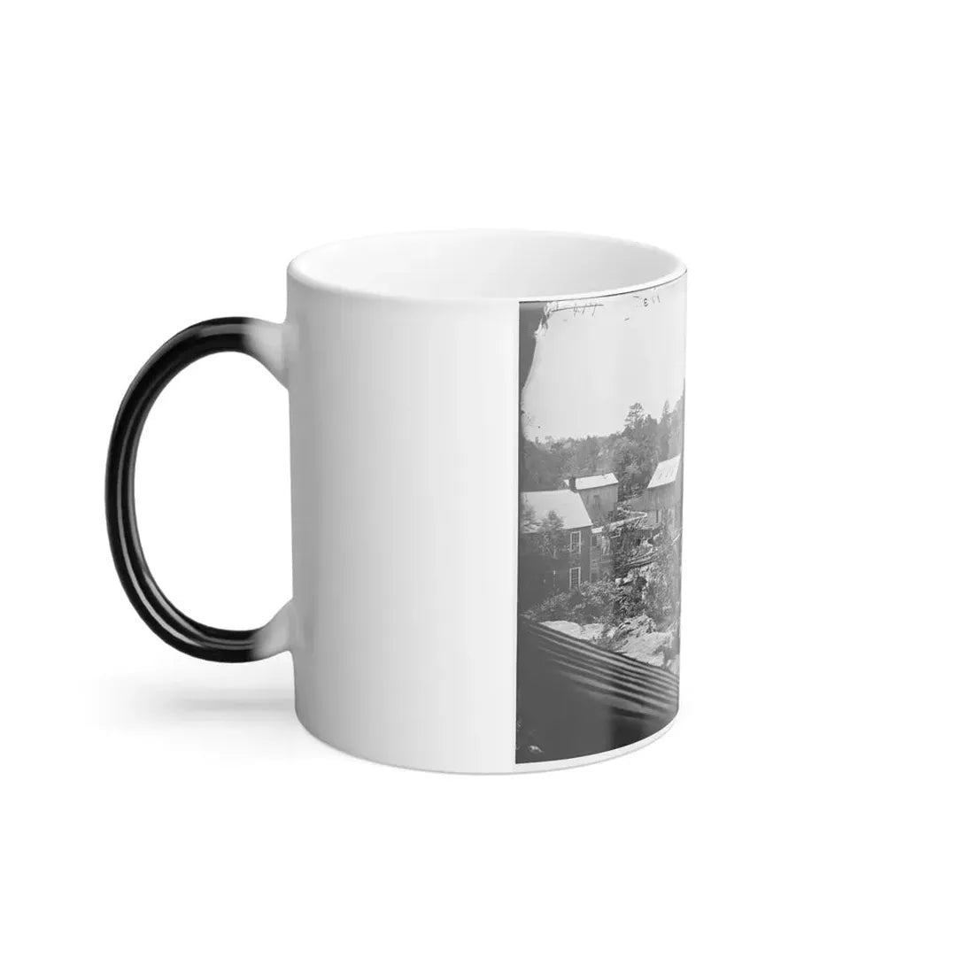 Petersburg, Va. Mills on the Appomattox River Near Campbell's Bridge (U.S. Civil War) Color Changing Coffee Mug 11oz - Go Mug Yourself