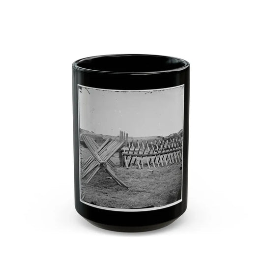 Petersburg, Va. Sections Of Chevaux-De-Frise Before Confederate Main Works (U.S. Civil War) Black Coffee Mug 15oz - Go Mug Yourself