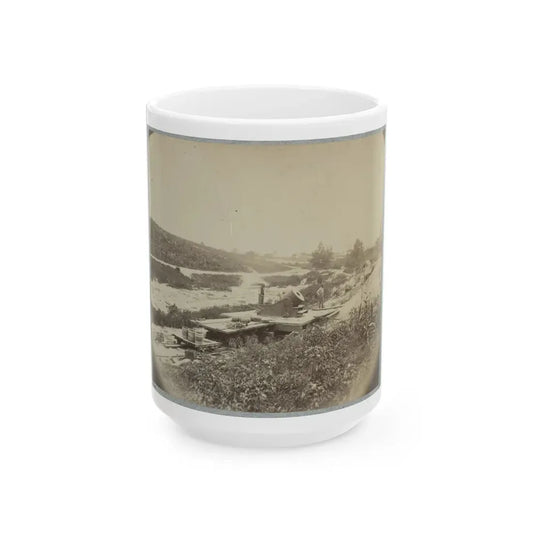 Petersburg, Va., Sept. 1864, 13-Inch Mortar Dictator (U.S. Civil War) White Coffee Mug 15oz - Go Mug Yourself