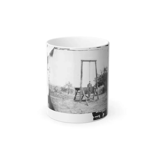 Petersburg, Va., Vicinity. The Execution of William Johnson, Jordan's Farm (U.S. Civil War) Color Changing Coffee Mug 11oz Default Title 11oz - Go Mug Yourself