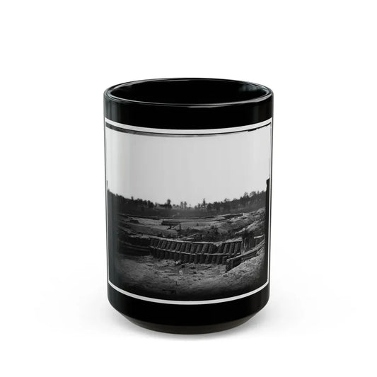 Petersburg, Va. View From Center Of Fort Sedgwick Looking South (U.S. Civil War) Black Coffee Mug 15oz - Go Mug Yourself