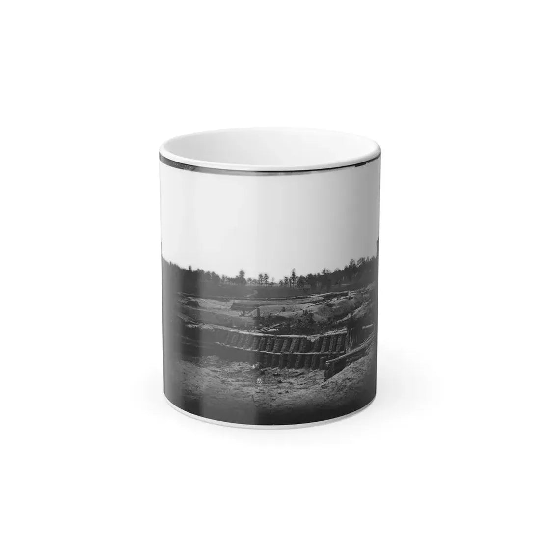 Petersburg, Va. View From Center of Fort Sedgwick Looking South (U.S. Civil War) Color Changing Coffee Mug 11oz Default Title 11oz - Go Mug Yourself
