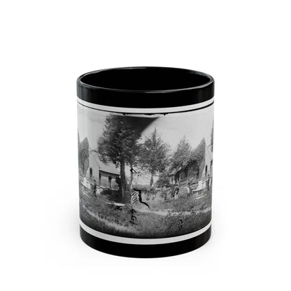 Petersburg, Va. Blandford Church And Graveyard (U.S. Civil War) Black Coffee Mug-11oz-Go Mug Yourself