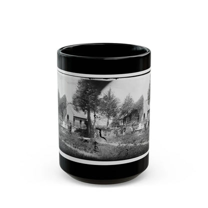 Petersburg, Va. Blandford Church And Graveyard (U.S. Civil War) Black Coffee Mug-15oz-Go Mug Yourself