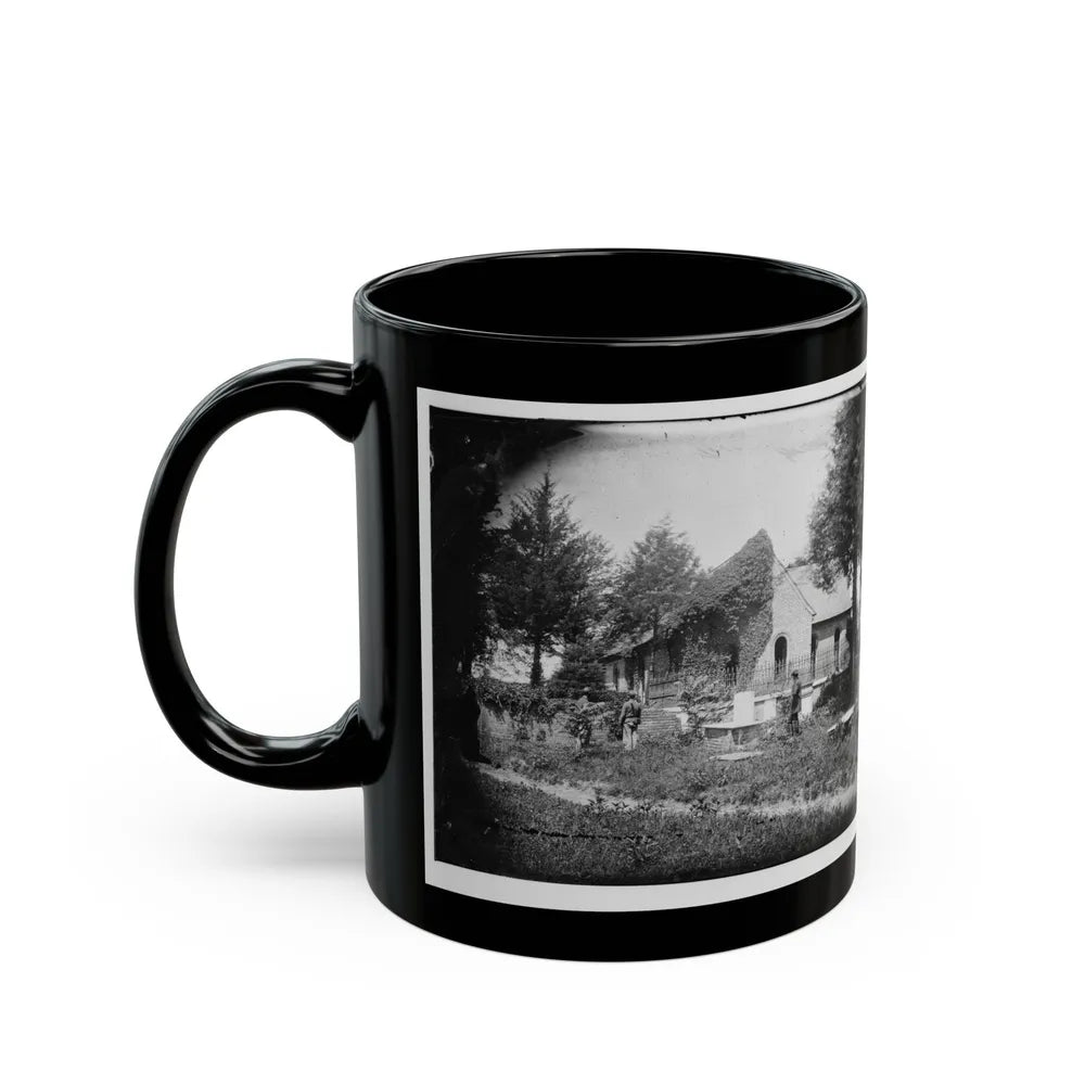 Petersburg, Va. Blandford Church And Graveyard (U.S. Civil War) Black Coffee Mug-Go Mug Yourself