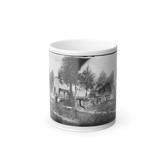 Petersburg, Va. Blandford Church and Graveyard (U.S. Civil War) Color Changing Coffee Mug 11oz-11oz-Go Mug Yourself