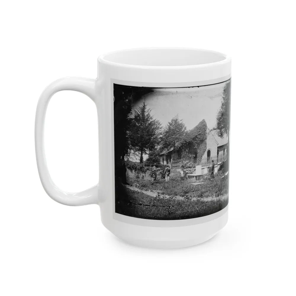 Petersburg, Va. Blandford Church And Graveyard (U.S. Civil War) White Coffee Mug-Go Mug Yourself