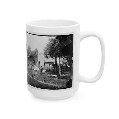 Petersburg, Va. Blandford Church And Graveyard (U.S. Civil War) White Coffee Mug-Go Mug Yourself