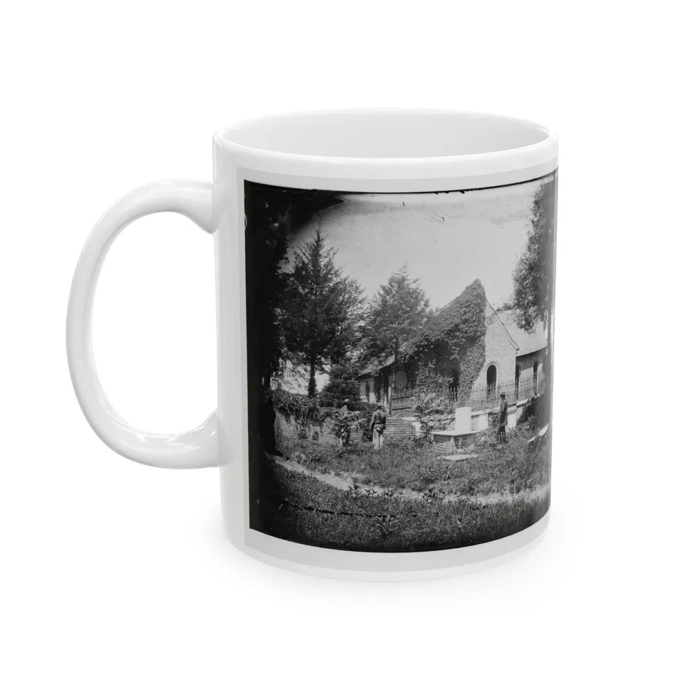 Petersburg, Va. Blandford Church And Graveyard (U.S. Civil War) White Coffee Mug-Go Mug Yourself