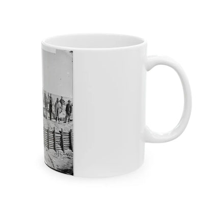 Petersburg, Va. Breastworks Of The Confederate Fort Mahone ( Fort Damnation ) (U.S. Civil War) White Coffee Mug-Go Mug Yourself