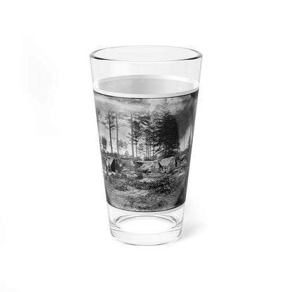 Petersburg, Va. Captured Confederate Encampment (U.S. Civil War) Pint Glass 16oz-Go Mug Yourself