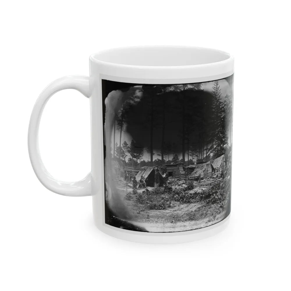 Petersburg, Va. Captured Confederate Encampment (U.S. Civil War) White Coffee Mug-Go Mug Yourself