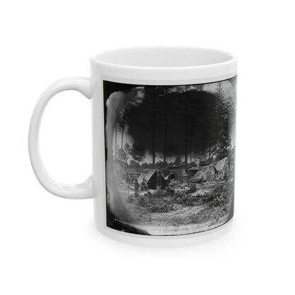 Petersburg, Va. Captured Confederate Encampment (U.S. Civil War) White Coffee Mug-Go Mug Yourself