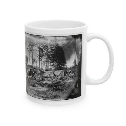 Petersburg, Va. Captured Confederate Encampment (U.S. Civil War) White Coffee Mug-Go Mug Yourself