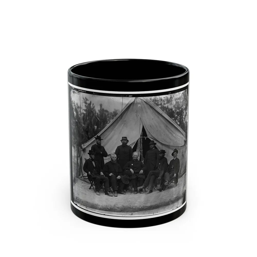 Petersburg, Va. Chaplains Of The 9th Corps (U.S. Civil War) Black Coffee Mug-11oz-Go Mug Yourself