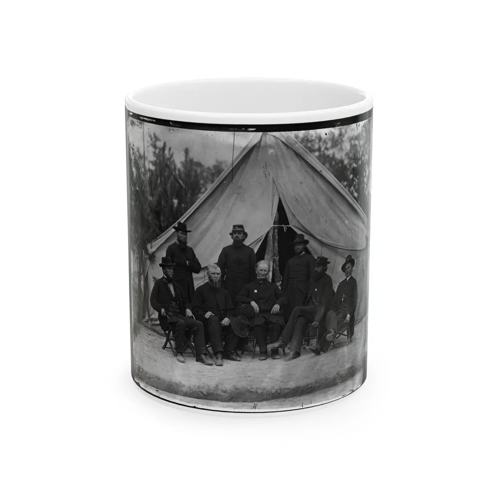 Petersburg, Va. Chaplains Of The 9th Corps (U.S. Civil War) White Coffee Mug-11oz-Go Mug Yourself