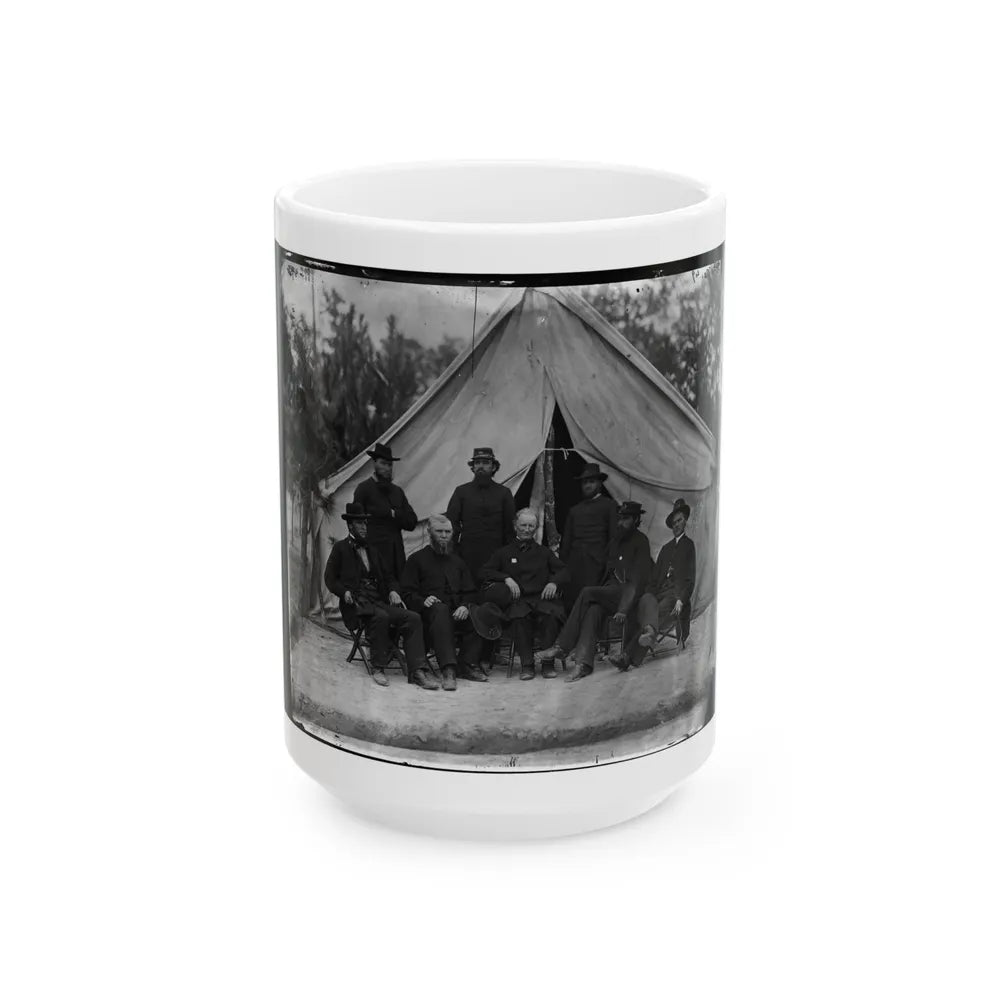 Petersburg, Va. Chaplains Of The 9th Corps (U.S. Civil War) White Coffee Mug-15oz-Go Mug Yourself