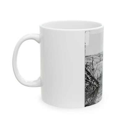 Petersburg, Va. Chevaux-De-Frise In Front Of Fort Sedgwick (U.S. Civil War) White Coffee Mug-Go Mug Yourself