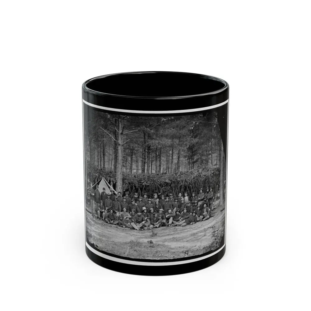 Petersburg, Va. Company A, U.S. Engineer Battalion (U.S. Civil War) Black Coffee Mug-11oz-Go Mug Yourself