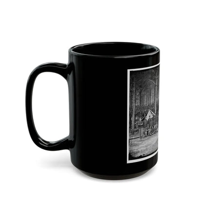 Petersburg, Va. Company A, U.S. Engineer Battalion (U.S. Civil War) Black Coffee Mug-Go Mug Yourself